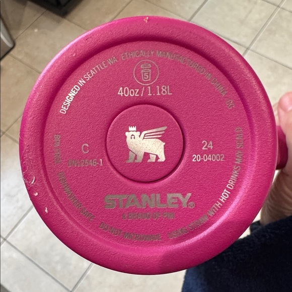 Stanley Pink Tumbler with Handle - Picture 3 of 3